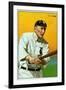 Detroit, MI, Detroit Tigers, Tyrus Raymond Cobb, Baseball Card-Lantern Press-Framed Art Print