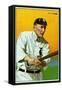 Detroit, MI, Detroit Tigers, Tyrus Raymond Cobb, Baseball Card-Lantern Press-Framed Stretched Canvas