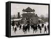 Detroit, Mich., Skating at Belle Isle-null-Framed Stretched Canvas