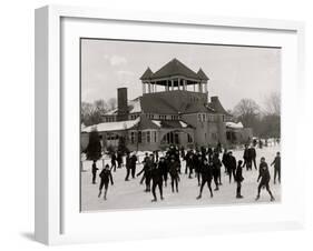 Detroit, Mich., Skating at Belle Isle-null-Framed Photo