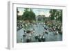 Detroit, Michigan, Belle Isle Park View of a Band Concert-Lantern Press-Framed Art Print