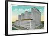 Detroit, Michigan - General Motors Bldg, Lab, and Convention Hall Exterior-Lantern Press-Framed Art Print