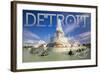 Detroit, Michigan - James Scott Memorial Fountain-Lantern Press-Framed Art Print