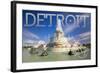 Detroit, Michigan - James Scott Memorial Fountain-Lantern Press-Framed Art Print