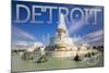 Detroit, Michigan - James Scott Memorial Fountain-Lantern Press-Mounted Art Print