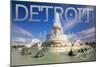 Detroit, Michigan - James Scott Memorial Fountain-Lantern Press-Mounted Art Print