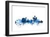 Detroit Michigan Skyline-Michael Tompsett-Framed Art Print