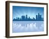 Detroit, Michigan Skyline-Yurkaimmortal-Framed Art Print