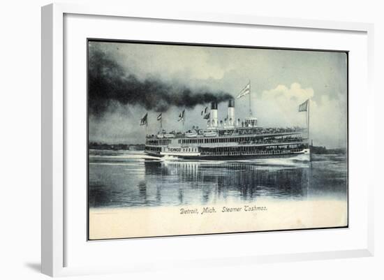 Detroit Michigan, Steamer Tashmoo, Raddampfer-null-Framed Giclee Print