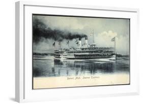Detroit Michigan, Steamer Tashmoo, Raddampfer-null-Framed Giclee Print