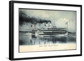 Detroit Michigan, Steamer Tashmoo, Raddampfer-null-Framed Giclee Print