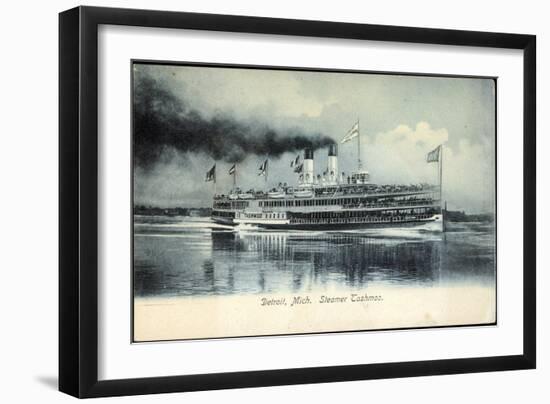 Detroit Michigan, Steamer Tashmoo, Raddampfer-null-Framed Giclee Print