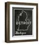 Detroit, Michigan-John Golden-Framed Giclee Print