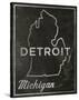 Detroit, Michigan-John Golden-Stretched Canvas