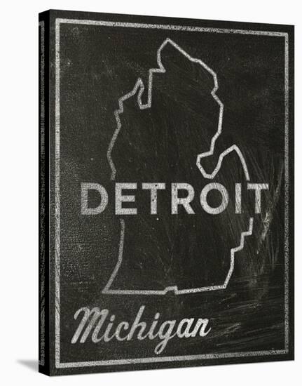 Detroit, Michigan-John Golden-Stretched Canvas