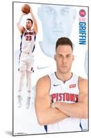 DETROIT PISTONS - B GRIFFIN 18-null-Mounted Poster