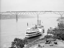 Steamer Clermont, deck, looking aft, 1909-Detroit Publishing Co.-Photographic Print