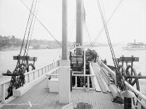 Steamer Clermont, deck, looking aft, 1909-Detroit Publishing Co.-Photographic Print