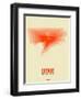 Detroit Radiant Map 2-NaxArt-Framed Art Print