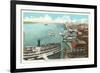 Detroit River, Detroit, Michigan-null-Framed Art Print