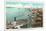 Detroit River, Detroit, Michigan-null-Mounted Premium Giclee Print