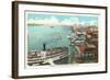 Detroit River, Detroit, Michigan-null-Framed Art Print