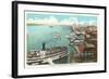 Detroit River, Detroit, Michigan-null-Framed Art Print