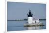 Detroit River Lighthouse, Wyandotte, Detroit River, Lake Erie, Michigan, USA-Cindy Miller Hopkins-Framed Photographic Print