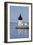 Detroit River Lighthouse, Wyandotte, Detroit River, Lake Erie, Michigan, USA-Cindy Miller Hopkins-Framed Photographic Print