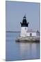 Detroit River Lighthouse, Wyandotte, Detroit River, Lake Erie, Michigan, USA-Cindy Miller Hopkins-Mounted Photographic Print