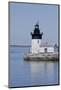 Detroit River Lighthouse, Wyandotte, Detroit River, Lake Erie, Michigan, USA-Cindy Miller Hopkins-Mounted Photographic Print