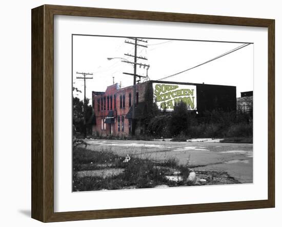 Detroit Soup Kitchen-NaxArt-Framed Art Print