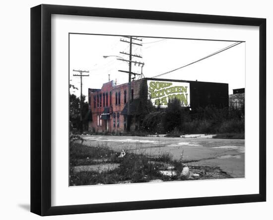 Detroit Soup Kitchen-NaxArt-Framed Art Print