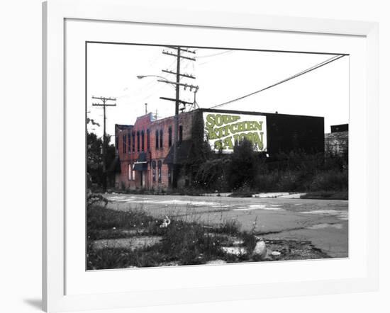 Detroit Soup Kitchen-NaxArt-Framed Art Print