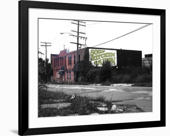 Detroit Soup Kitchen-NaxArt-Framed Art Print