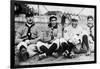 Detroit Tigers Players, Baseball Photo No.1 - Detroit, MI-Lantern Press-Framed Art Print