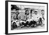 Detroit Tigers Players, Baseball Photo No.1 - Detroit, MI-Lantern Press-Framed Art Print