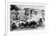 Detroit Tigers Players, Baseball Photo No.1 - Detroit, MI-Lantern Press-Framed Premium Giclee Print