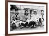 Detroit Tigers Players, Baseball Photo No.1 - Detroit, MI-Lantern Press-Framed Premium Giclee Print