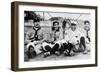 Detroit Tigers Players, Baseball Photo No.1 - Detroit, MI-Lantern Press-Framed Art Print
