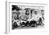 Detroit Tigers Players, Baseball Photo No.1 - Detroit, MI-Lantern Press-Framed Art Print