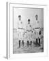 Detroit Tigers Players, Baseball Photo No.2 - Detroit, MI-Lantern Press-Framed Art Print