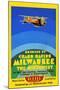 Detroit To Grand Rapids/ Milwaukee/The Northwest-Edward A. Vollmer Jr.-Mounted Art Print