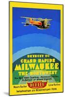 Detroit To Grand Rapids/ Milwaukee/The Northwest-Edward A. Vollmer Jr.-Mounted Art Print