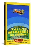 Detroit To Grand Rapids/ Milwaukee/The Northwest-Edward A. Vollmer Jr.-Stretched Canvas