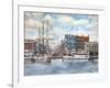 Detroit Water Front 1896-Stanton Manolakas-Framed Giclee Print