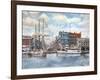 Detroit Water Front 1896-Stanton Manolakas-Framed Giclee Print