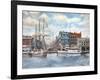 Detroit Water Front 1896-Stanton Manolakas-Framed Giclee Print