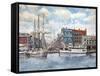 Detroit Water Front 1896-Stanton Manolakas-Framed Stretched Canvas