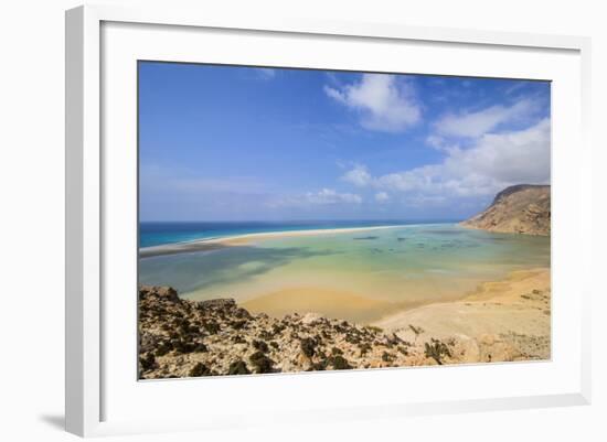 Detwah Lagoon Near Qalansia at the West Coast of the Island of Socotra, Yemen, Middle East-Michael Runkel-Framed Photographic Print